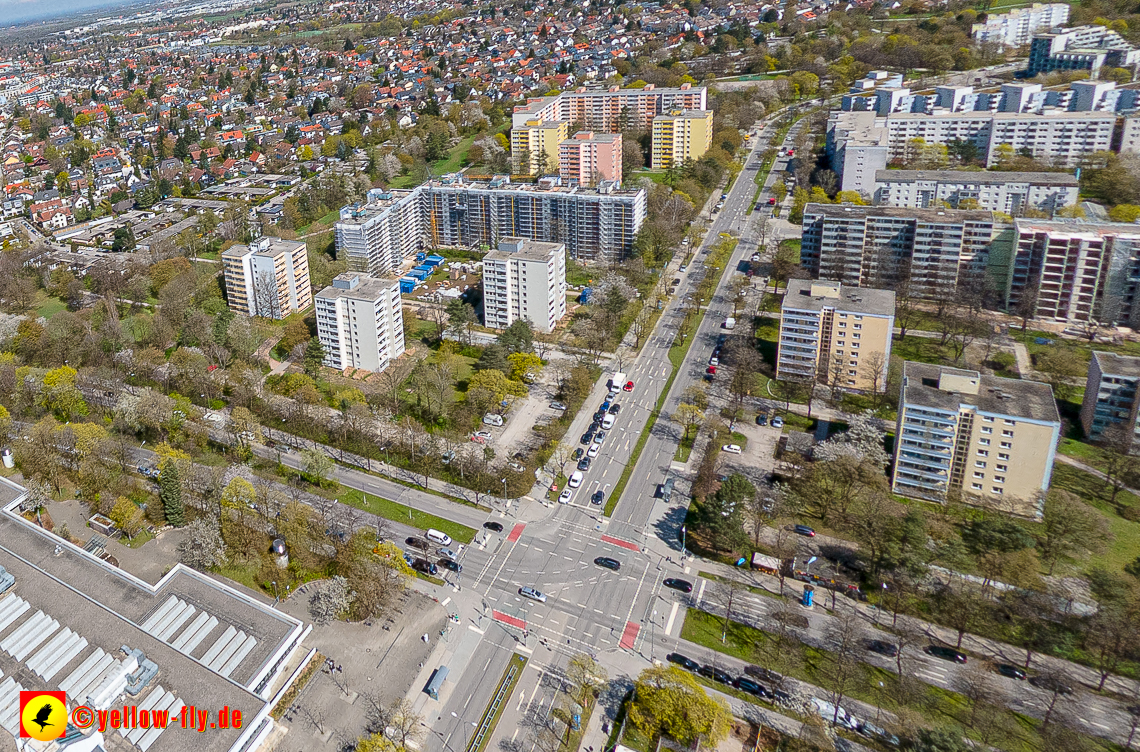 21.04.2023 - Baustelle der Großsanierung Kurt-Eisner-Straße in Neuperlach